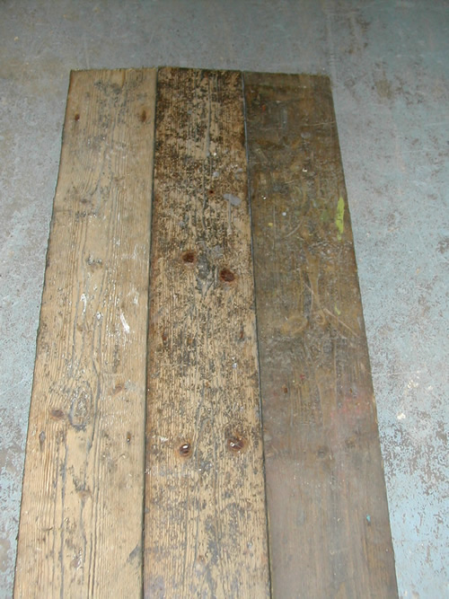 bensreckyard ebay photo Reclaimed 6 3/4 inch wide floorboard 1
